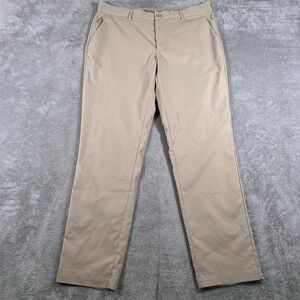Tilley Mens Performance Pants Size 34 Beige Golf Straight‎ Leg Lightweight